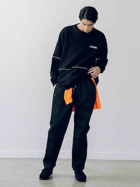 「SILAS（サイラス）のアイテム（トップス）」を使った、SILASさん（メンズ・180cm）の秋コーディネート