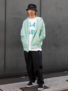 「ピグメント」｜SILASさん（メンズ・180cm）の冬コーディネート