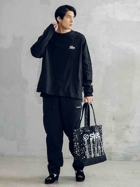 「SILAS（サイラス）のアイテム」を使った、SILASさん（メンズ・180cm）の秋コーディネート