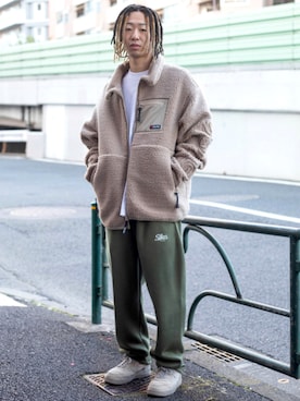 「SILAS（サイラス）のアイテム（ジャケット/アウター）」を使った、SILASさん（メンズ・175cm）の冬コーディネート