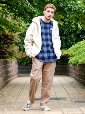 「SILAS（サイラス）のアイテム（ジャケット/アウター）」を使った、SILASさん（メンズ・180cm）の秋コーディネート