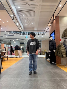 Hiroki Harigayaさん（メンズ・166cm）の冬コーディネート