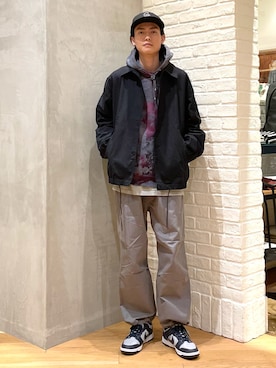 「B:MING by BEAMS（ビーミングバイビームス）のアイテム（ブルゾン）」を使った、nakajima daisukeさん（メンズ・180cm）の冬コーディネート