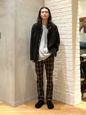 「B:MING by BEAMS（ビーミングバイビームス）のアイテム（その他パンツ）」を使った、nakajima daisukeさん（メンズ・180cm）の秋コーディネート
