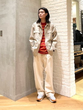 「B:MING by BEAMS（ビーミングバイビームス）のアイテム（ブルゾン）」を使った、nakajima daisukeさん（メンズ・180cm）の春コーディネート