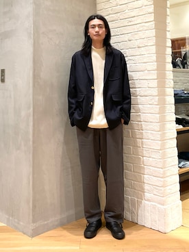 「B:MING by BEAMS（ビーミングバイビームス）のアイテム（その他パンツ）」を使った、nakajima daisukeさん（メンズ・180cm）の春コーディネート
