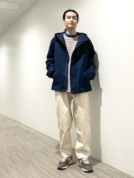 「B:MING by BEAMS（ビーミングバイビームス）のアイテム（ブルゾン）」を使った、nakajima daisukeさん（メンズ・180cm）の春コーディネート