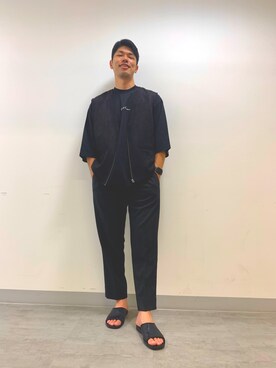 「URBANRESEARCH」｜「アイテム（その他アウター）」を使った、Kakeruさん（メンズ・170cm）の夏コーディネート
