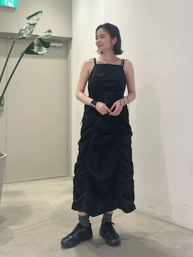 「Soierie（ソワリー）のアイテム（ネックレス）」を使った、山田（yamada）さん（レディース・165cm）の夏コーディネート