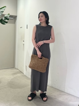 「BEAUTY&YOUTH UNITED ARROWS（ビューティーアンドユースユナイテッドアローズ）のアイテム（ワンピース）」を使った、山田（yamada）さん（レディース・165cm）の夏コーディネート