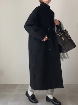 「CLANE（クラネ）のアイテム（その他アウター）」を使った、B.さん（レディース・167cm）の冬コーディネート