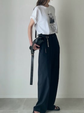 「anuke（アンヌーク）のアイテム」を使った、B.さん（レディース・167cm）の春コーディネート
