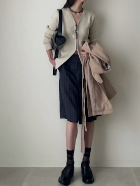 「feepur（フェピュール）のアイテム」を使った、B.さん（レディース・167cm）の春コーディネート