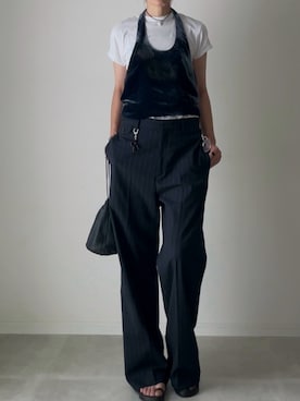「アイテム（メガネ）」を使った、B.さん（レディース・167cm）の夏コーディネート