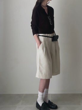 「anuke（アンヌーク）のアイテム」を使った、B.さん（レディース・167cm）の春コーディネート
