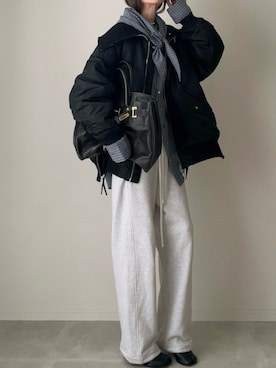 B.さん（レディース・167cm）の冬コーディネート