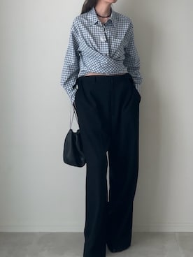 「アイテム（その他トップス）」を使った、B.さん（レディース・167cm）の秋コーディネート