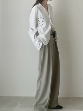 「anuke（アンヌーク）のアイテム」を使った、B.さん（レディース・167cm）の春コーディネート