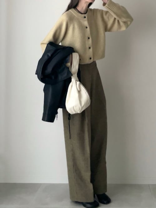 anuke（アンヌーク） ニット セーター anuke Melange Knit Cardigan