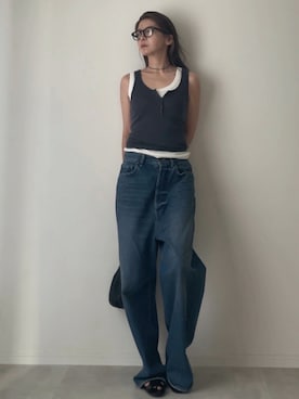 B.さん（骨格ナチュラル・レディース・167cm）の夏コーディネート