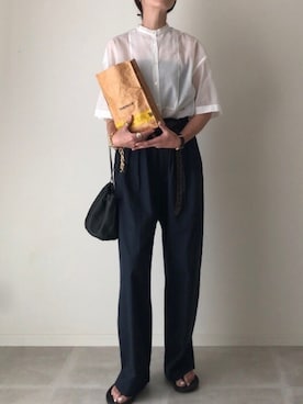 「WEEKEND(ER)（ウィークエンダー）のアイテム」を使った、B.さん（レディース・167cm）の夏コーディネート