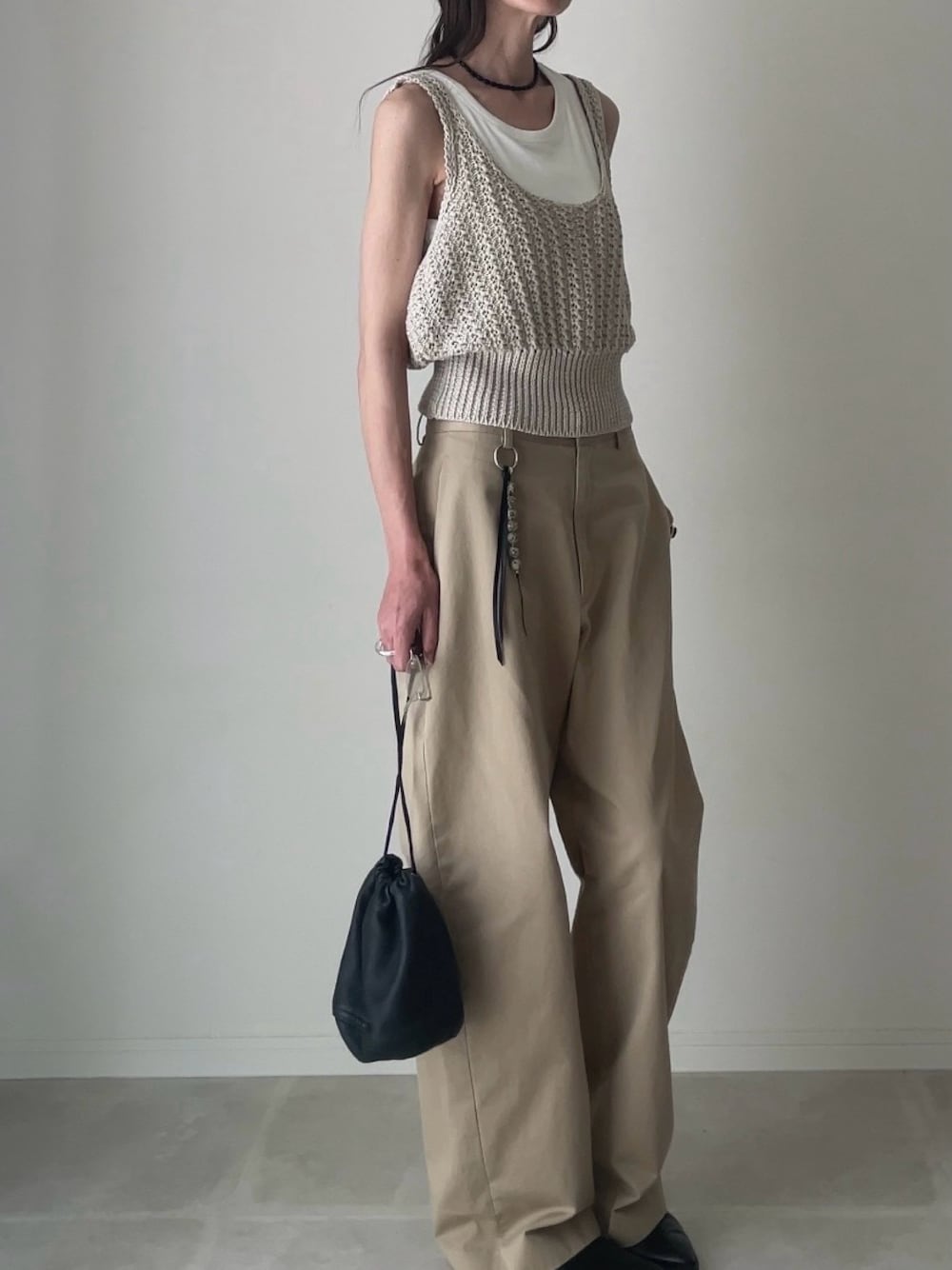 B.｜select MOCAのベストを使ったコーディネート - WEAR