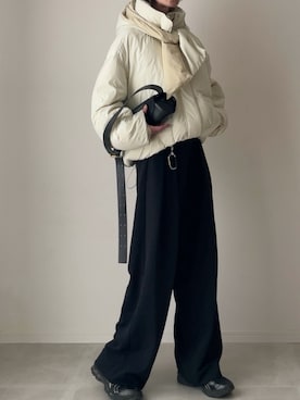 「JIL SANDER（ジルサンダー）のアイテム」を使った、B.さん（レディース・167cm）の冬コーディネート