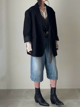 「Lynn.（リン）のアイテム」を使った、B.さん（レディース・167cm）の秋コーディネート