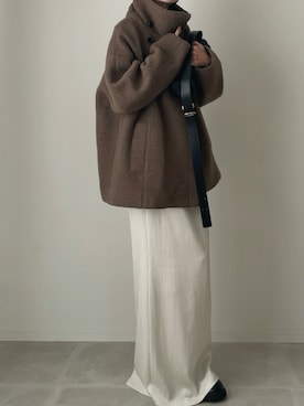 「アイテム（その他アウター）」を使った、B.さん（レディース・167cm）の秋コーディネート