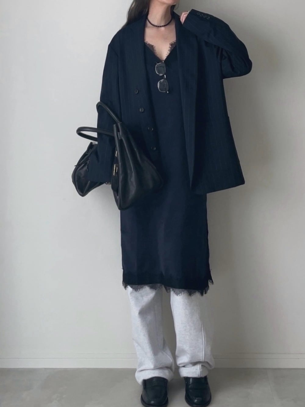 6(ROKU)＞ネップ ストライプ テーラードジャケット：を使った人気