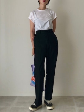 「アイテム（ブレスレット）」を使った、B.さん（レディース・167cm）の夏コーディネート