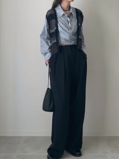 ＜6(ROKU)＞コットン ロングリボン シャツ BEAUTY&YOUTH UNITED ARROWS｜<6(ROKU)>コットン ロングリボン