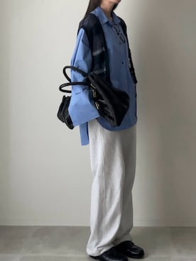 「アイテム（ソックス/靴下）」を使った、B.さん（レディース・167cm）の秋コーディネート