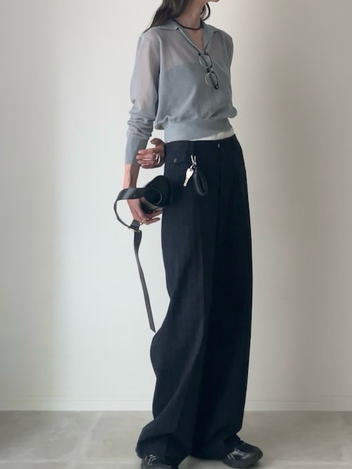 Layered Polo Knit（ニット/セーター）｜TODAYFUL（トゥデイフル）の