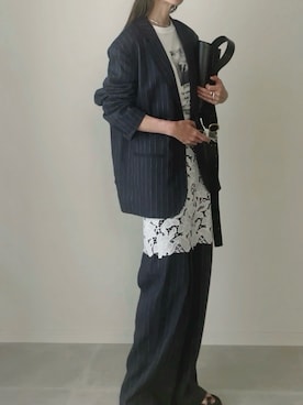 「JIL SANDER（ジルサンダー）のアイテム」を使った、B.さん（レディース・167cm）の春コーディネート