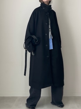 「アイテム（メガネ）」を使った、B.さん（レディース・167cm）の冬コーディネート