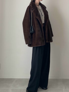 B.さん（レディース・167cm）の冬コーディネート