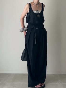 「anuke（アンヌーク）のアイテム」を使った、B.さん（レディース・167cm）の夏コーディネート