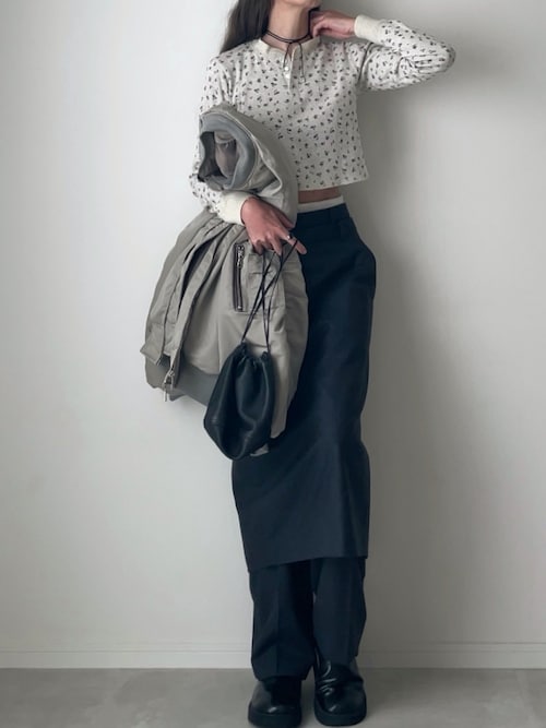 6(ROKU)＞フラノ グレー パンツ（スラックス）｜6（ロク）の