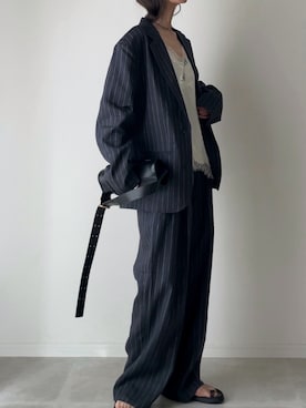 「JIL SANDER（ジルサンダー）のアイテム」を使った、B.さん（レディース・167cm）の春コーディネート