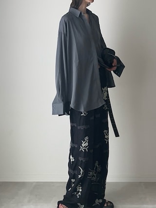 「TODAYFUL（トゥデイフル）のEmbroidery Patchwork Trousers（その他パンツ）」を使った、B.さん（レディース・167cm）の春コーディネート