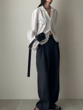 「JIL SANDER（ジルサンダー）のアイテム」を使った、B.さん（レディース・167cm）の春コーディネート