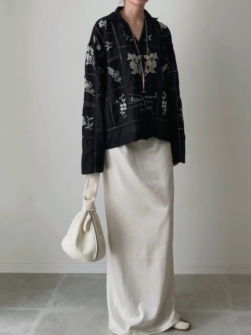 Embroidery Patchwork Shirts（シャツ/ブラウス）｜TODAYFUL