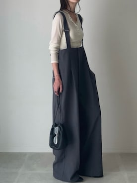 「アイテム（リング）」を使った、B.さん（レディース・167cm）の夏コーディネート