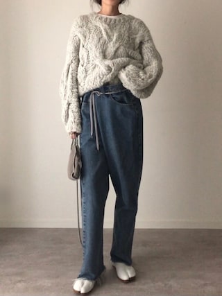 CASA FLINE（カーサフライン）の「ハンドニットプルオーバー（ニット