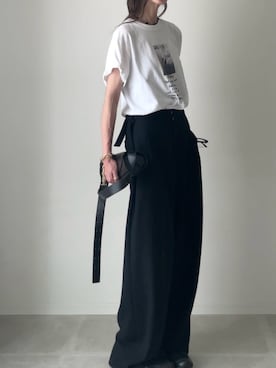 「アイテム（リング）」を使った、B.さん（レディース・167cm）の夏コーディネート