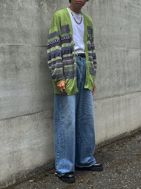 「LAD MUSICIAN（ラッドミュージシャン）のアイテム（アクセサリー）」を使った、takutoさん（メンズ・171cm）の秋コーディネート