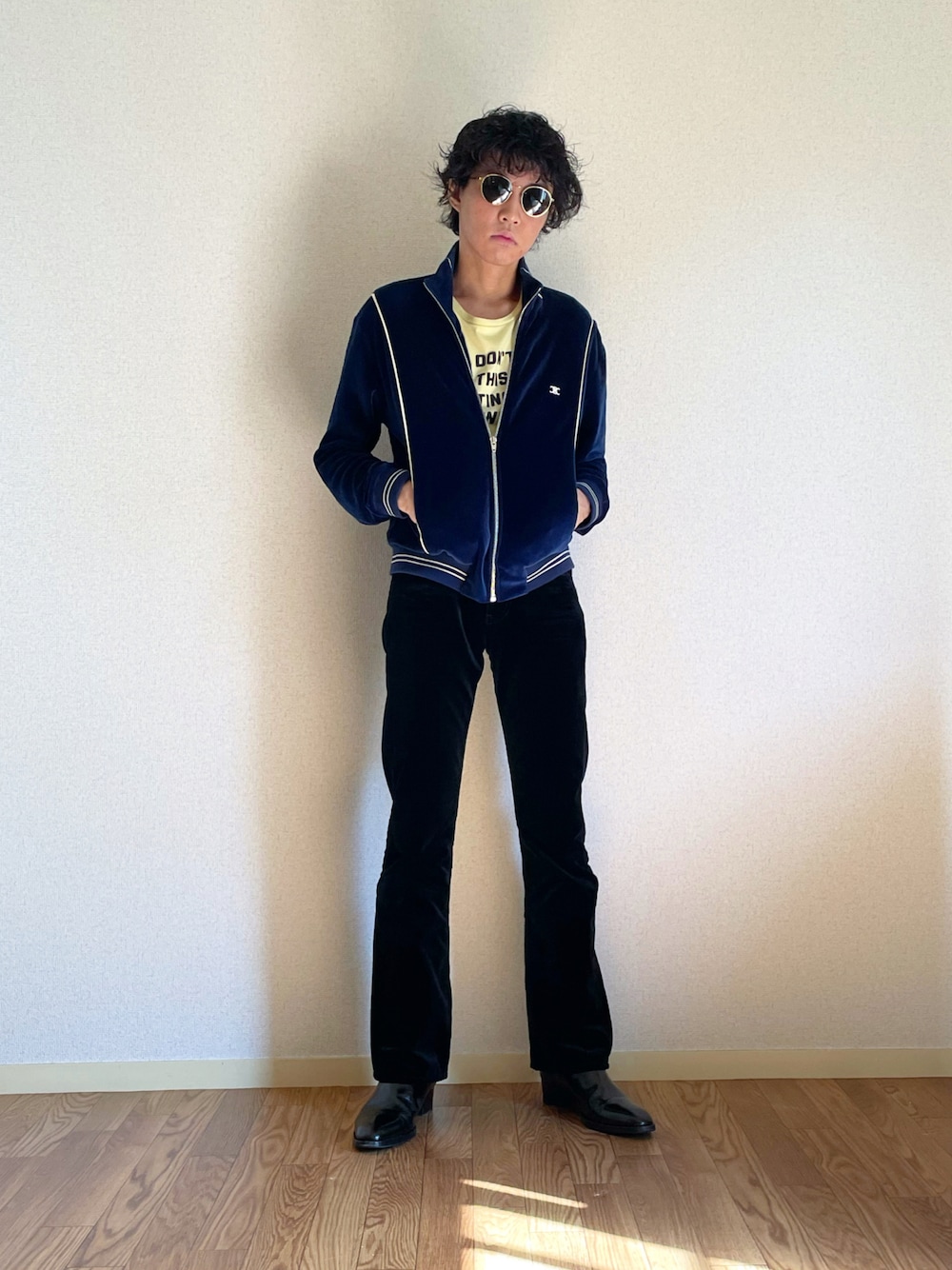 CELINE セリーヌ Tシャツ・カットソー 緑x青x黄等 4601824N0016 グリーン（緑）系 CELINE(セリーヌ) Tシャツ・カットソー