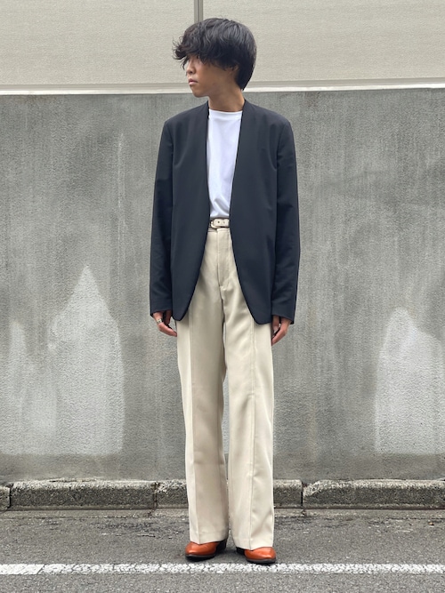 メゾンマルジェラ　ノーカラー　セットアップ　フランネル セール】【MAISON MARGIELA / メゾン マルジェラ】ノーカラー