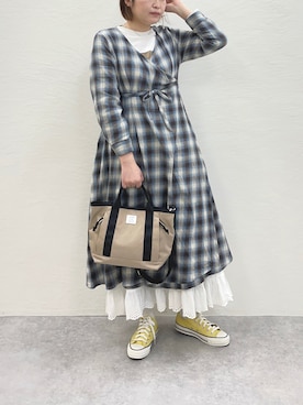 「Libra Cue（リブラ キュー）のアイテム」を使った、sakaiさん（レディース・161cm）の冬コーディネート